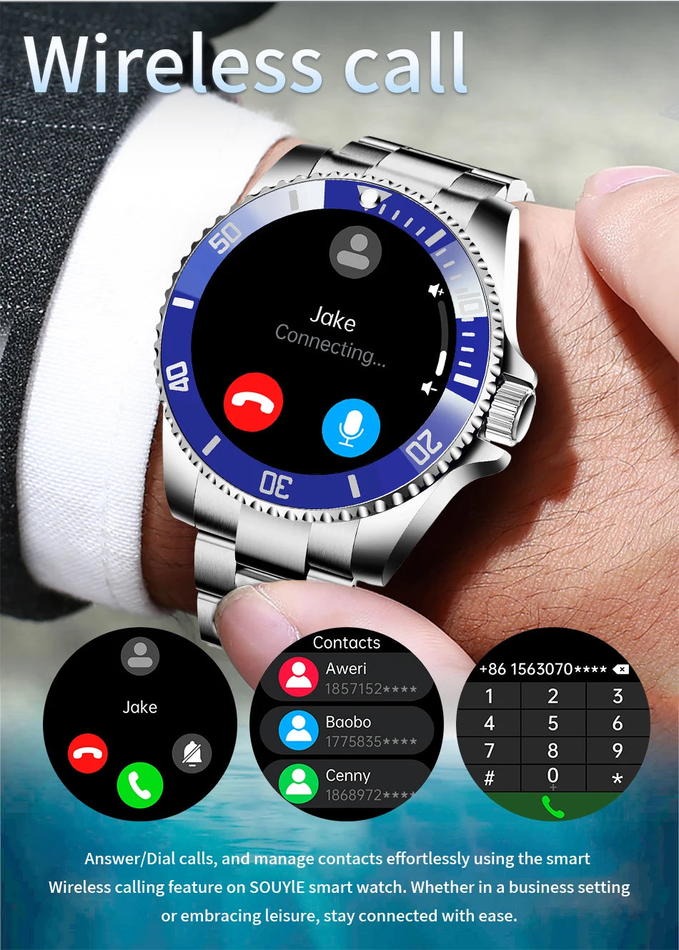 LIGE 2026 Style Luxury Smart Watch For Men Waterproof Sport Digital Business Smart Watches For Gift Smart Band Dials Answer Call