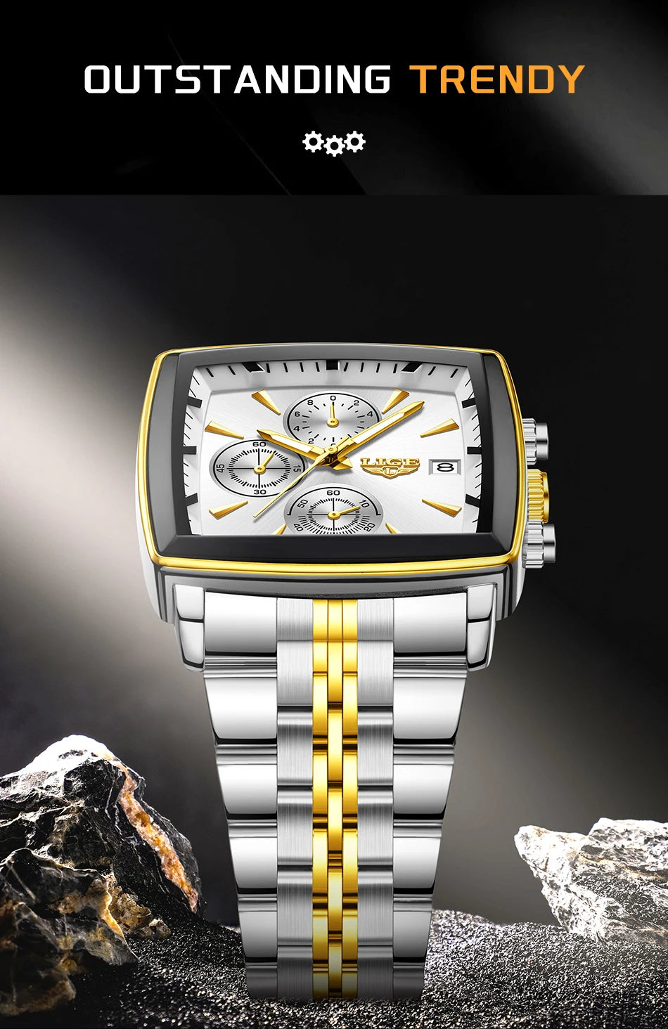 LIGE 2026 Top Brand Luxury Watches For Men Fashion Casual Quartz Wristwatches Waterproof Luminous Steel Mens Watch Couple Reloj