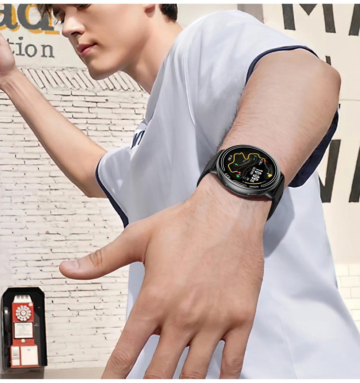 LIGE 2026 Women Sports Smart Watch New Built-in GPS Bluetooth Call 1.39'' Display Heart Rate Monitor 1ATM Waterproof SmartWatch