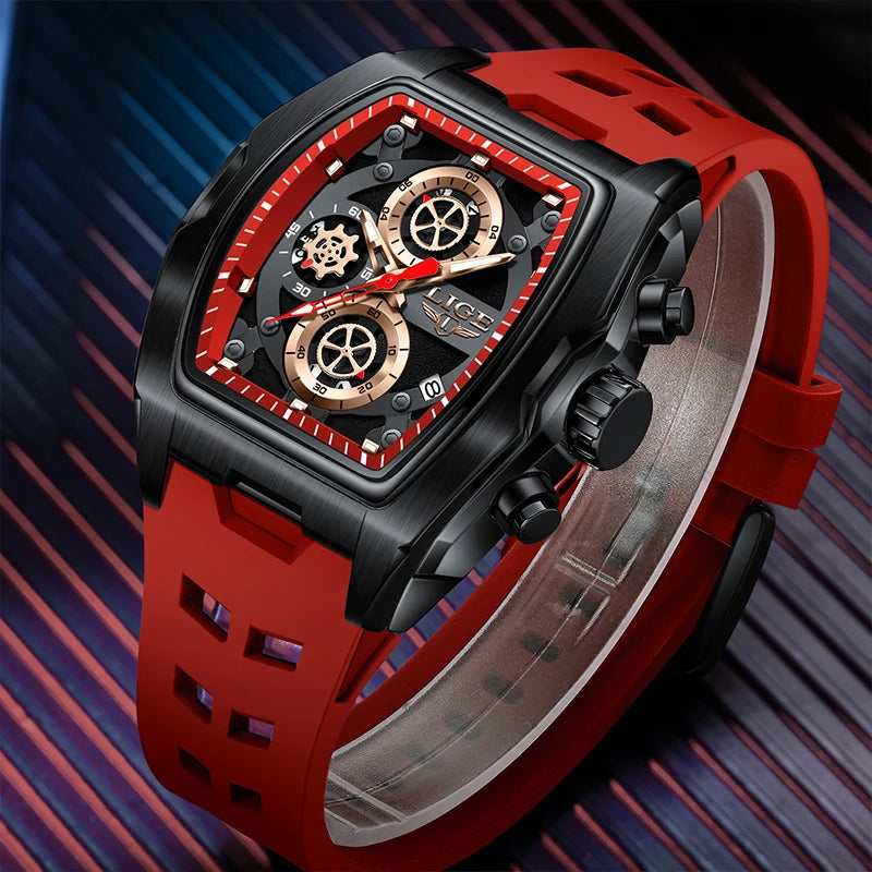LIGE 2026 Men's watches quartz Luxury Brand Fashion Sports Waterproof Chronograph Automatic Date watches for men reloj hommes