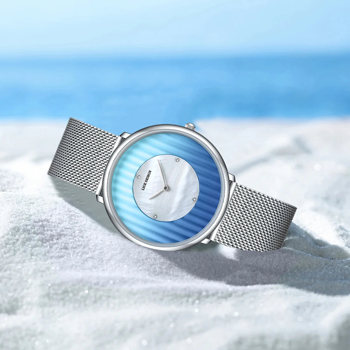 LIGE Brand Luxury Silver Watch Women Small Dial Mesh Band Ladies Watch Fashion Elegent Quartz Wristwatch Gift relogio feminino