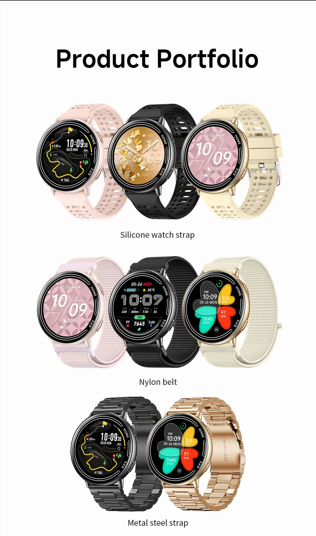 LIGE 2026 Women Sports Smart Watch New Built-in GPS Bluetooth Call 1.39'' Display Heart Rate Monitor 1ATM Waterproof SmartWatch