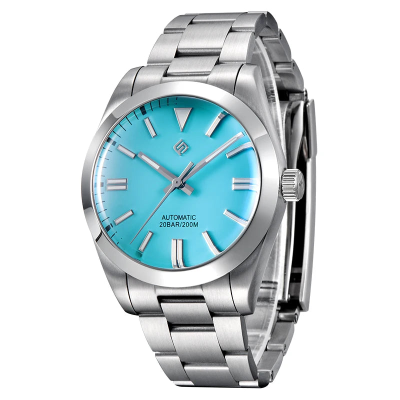 LIGE TERAMI Mechanical Mens Watches Business Top Brand Luxury Automatic Movement 316L Stainless Steel Waterproof WristWatch NH35