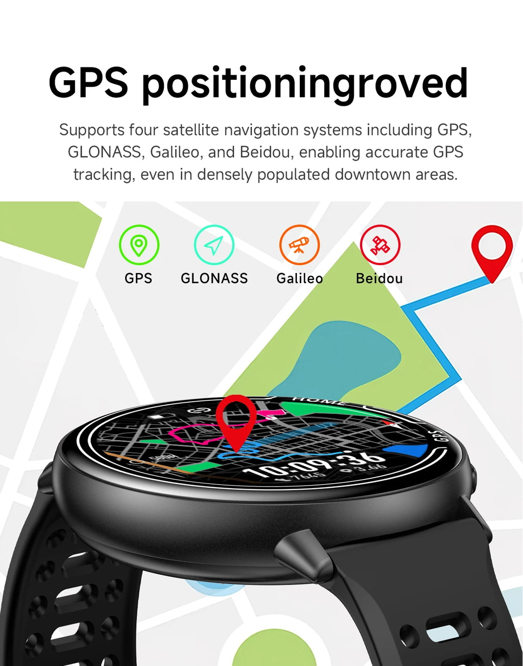 LIGE 2026 Women Sports Smart Watch New Built-in GPS Bluetooth Call 1.39'' Display Heart Rate Monitor 1ATM Waterproof SmartWatch