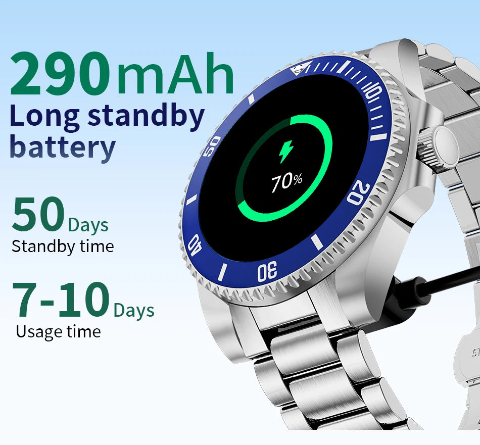 LIGE 2026 Style Luxury Smart Watch For Men Waterproof Sport Digital Business Smart Watches For Gift Smart Band Dials Answer Call