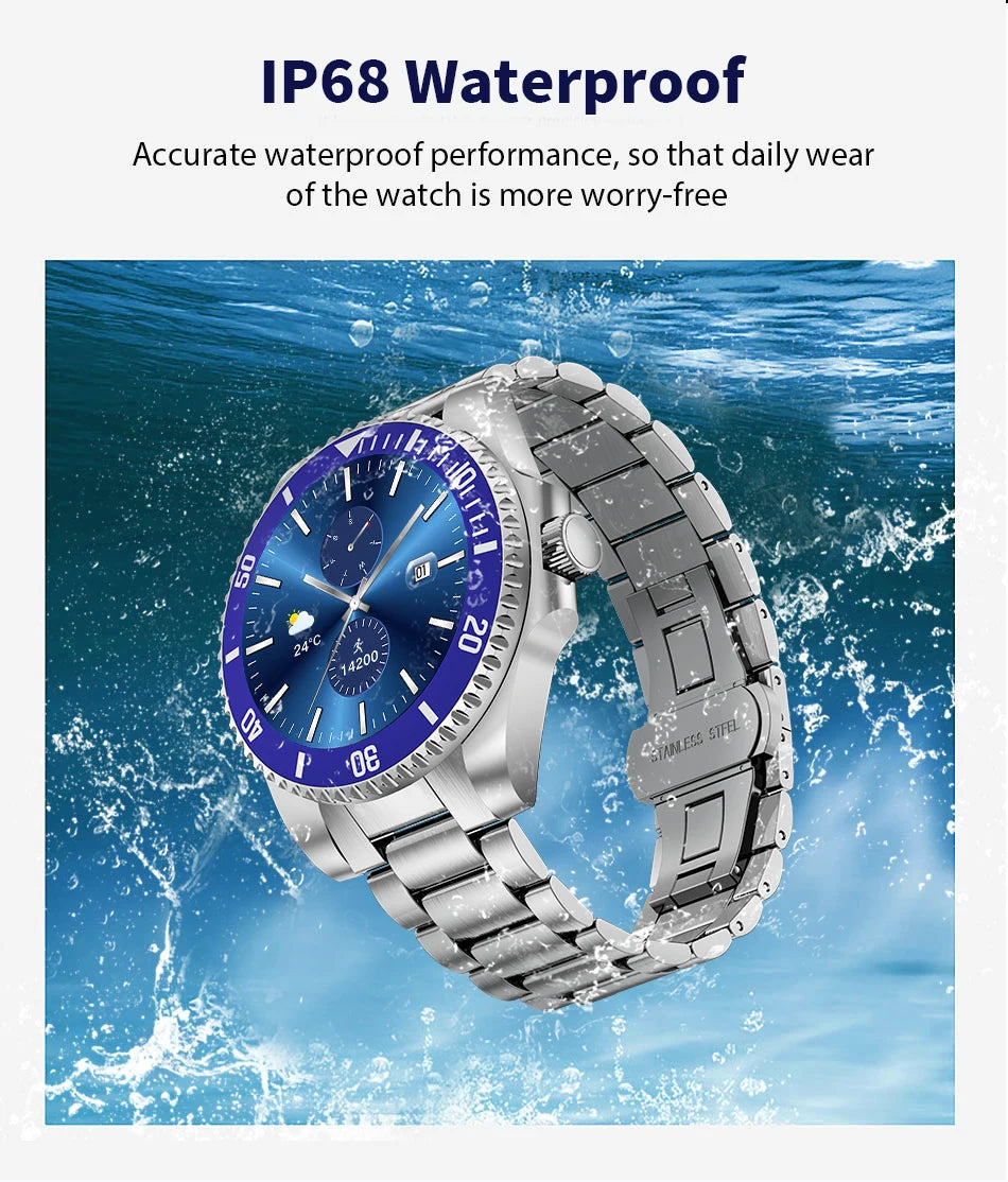 LIGE 2026 Style Luxury Smart Watch For Men Waterproof Sport Digital Business Smart Watches For Gift Smart Band Dials Answer Call