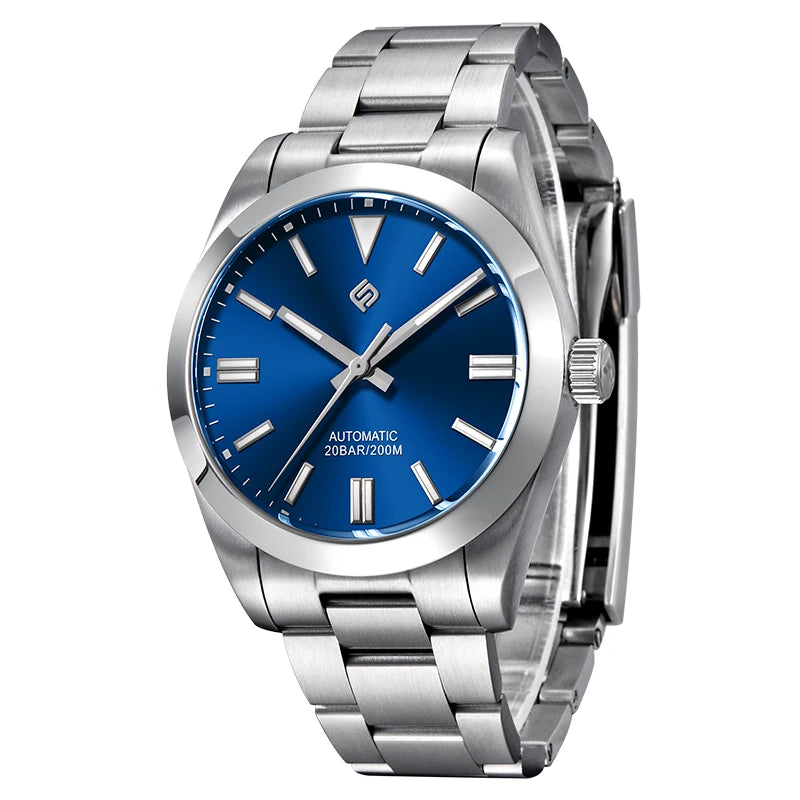 LIGE TERAMI Mechanical Mens Watches Business Top Brand Luxury Automatic Movement 316L Stainless Steel Waterproof WristWatch NH35