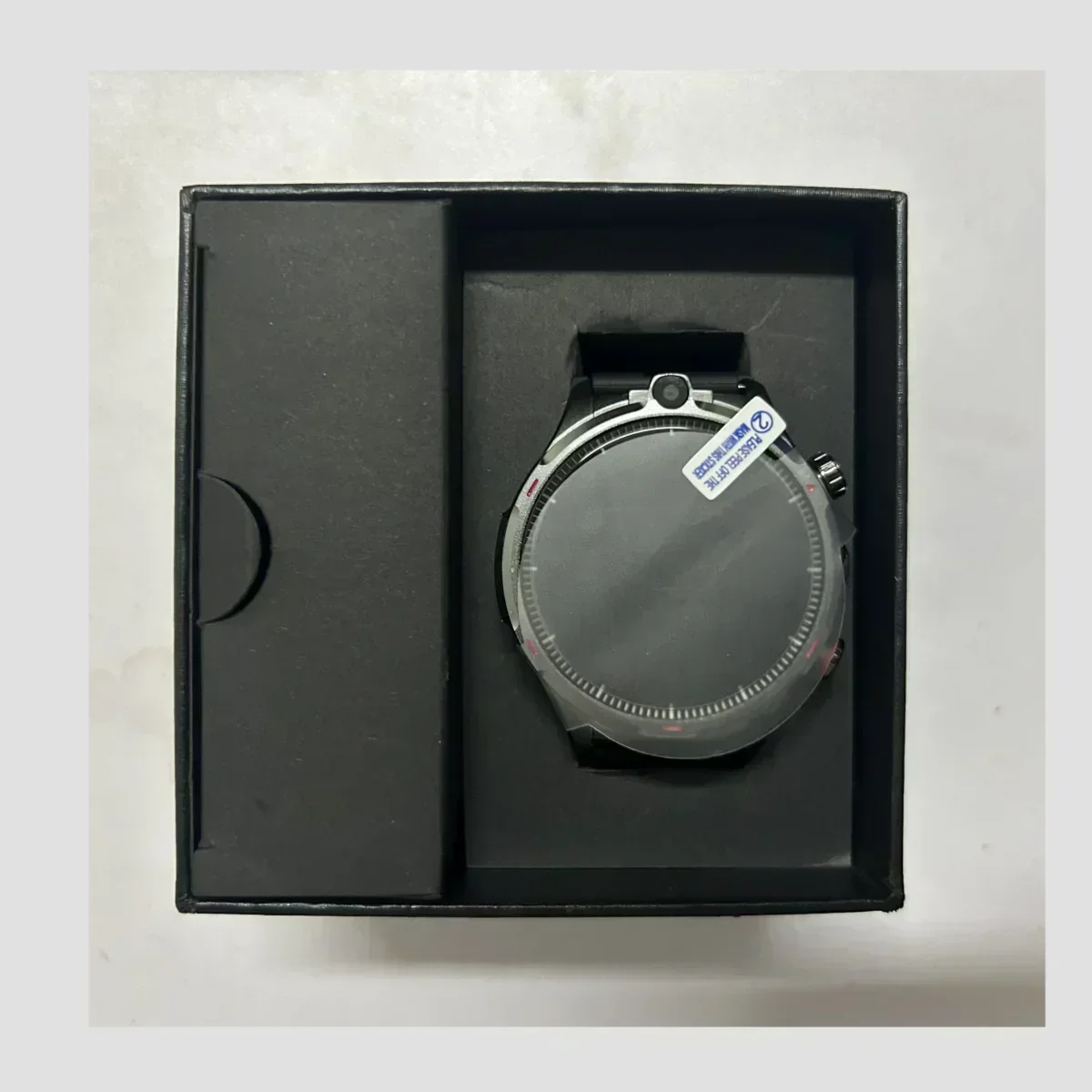 LW12 4G Smart Watch for Men with SIM Card 1.43 inch AMOLED Display  Android Dual Camera & GPS WiFi Support Apps Download