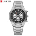 CURREN 8440 Fashion Men's Quartz Watch Multifunction Chronograph Calendar Luminous Wrsitwatch Casual Sports Watches for Man