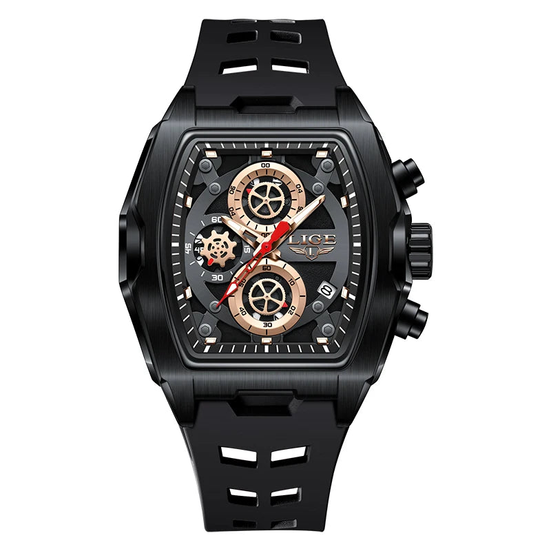 LIGE 2026 Men's watches quartz Luxury Brand Fashion Sports Waterproof Chronograph Automatic Date watches for men reloj hommes