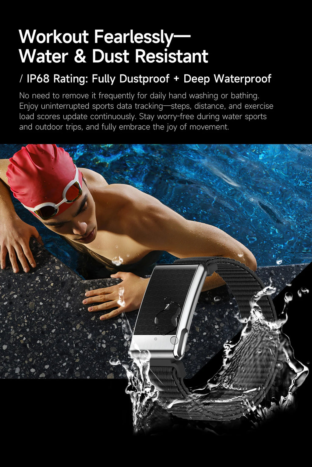 LIGE ECG Smart Watch for Men  Women Sports Fitness Temperature Health Monitoring Waterproof Wristbands No Screen Smart Bracelet