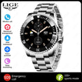 LIGE 2026 Style Luxury Smart Watch For Men Waterproof Sport Digital Business Smart Watches For Gift Smart Band Dials Answer Call