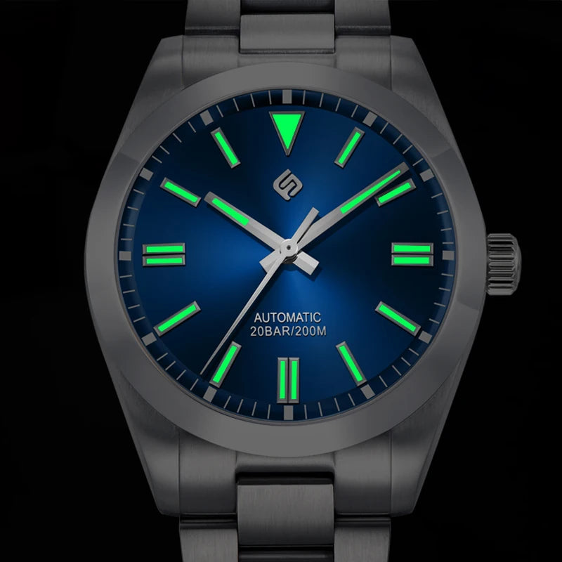 LIGE TERAMI Mechanical Mens Watches Business Top Brand Luxury Automatic Movement 316L Stainless Steel Waterproof WristWatch NH35