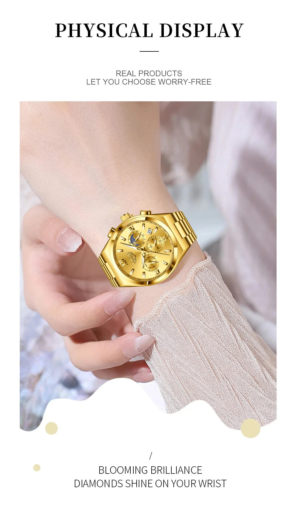 LIGE Watches For Women Elegant Luminous Date Women's Quartz Watches Stainless Steel Sports Waterproof Bracelet Watch Women Gift